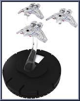 Fighter Squadron 6 from Star Trek - HeroClix - Tactics IV manufactured by WizKids [Loose]