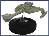 Kohlars Battle Cruiser from Star Trek - HeroClix - Tactics IV manufactured by WizKids [Loose]