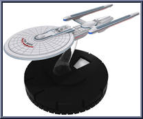 USS Hood from Star Trek - HeroClix - Tactics IV manufactured by WizKids [Loose]