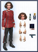 Captain Garrett from Star Trek - Next Generation manufactured by Nacelle Company [Loose]
