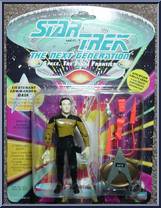 Lieutenant Commander Data from Star Trek - Next Generation - Series 1 manufactured by Playmates [Front]