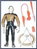 Lieutenant Commander Data from Star Trek - Next Generation - Series 1 manufactured by Playmates [Loose]