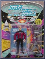 Captain Jean-Luc Picard (Commander of the Enterprise) from Star Trek - Next Generation - Series 1 manufactured by Playmates [Front]