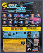 Picard (Duty Uniform) from Star Trek - Next Generation - Series 3 manufactured by Playmates [Back]