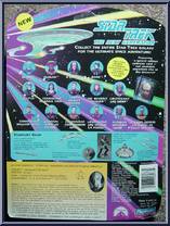Lieutenant Worf from Star Trek - Next Generation - Series 2 manufactured by Playmates [Back]