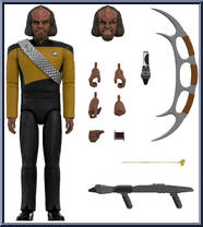 Lieutenant Worf from Star Trek - Next Generation - Ultimates manufactured by Super7 [Loose]