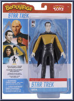 Data (Next Generation) from Star Trek - Bendyfigs manufactured by Noble Toys [Front]