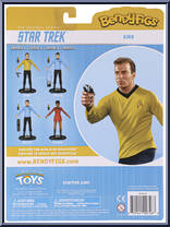 Kirk from Star Trek - Bendyfigs manufactured by Noble Toys [Back]