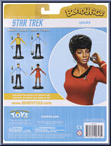 Uhura from Star Trek - Bendyfigs manufactured by Noble Toys [Back]