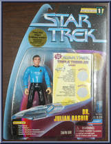 Dr. Bashir from Star Trek - Warp Factor - Series 1 manufactured by Playmates [Front]