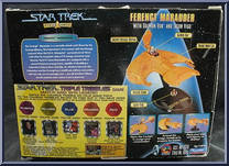 Ferengi Marauder from Star Trek - Warp Factor - Strike Force manufactured by Playmates [Back]