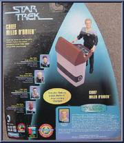 Chief Miles O'Brien from Star Trek - Warp Factor - Combat Action manufactured by Playmates [Back]