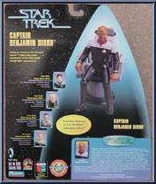 Captain Benjamin Sisko from Star Trek - Warp Factor - Combat Action manufactured by Playmates [Back]