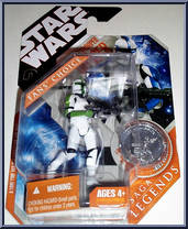 Clone Trooper Officer (Green)  Action Figure