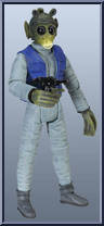 Pax Bonkik (Rodian Podracer Mechanic) from Star Wars - 30th Anniversary Collection - Repaints manufactured by Hasbro [Loose]