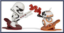 Stormtrooper vs BB-8 from Star Wars - Battle Bobblers - Basic Series manufactured by Hasbro [Loose]