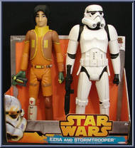 Ezra and Stormtrooper from Star Wars - Big-Figs - Multi-Packs manufactured by Jakks Pacific [Front]
