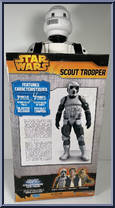 Scout Trooper from Star Wars - Big-Figs - Basic Series manufactured by Jakks Pacific [Back]