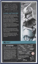 Clone Captain Rex from Star Wars - Black Series (2020) - Ahsoka manufactured by Hasbro [Back]