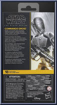 Commando Droid from Star Wars - Black Series (2020) - Clone Wars manufactured by Hasbro [Back]