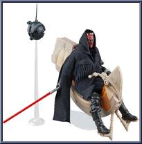 Darth Maul & Sith Speeder from Star Wars - Black Series (2020) - Phantom Menace manufactured by Hasbro [Loose]