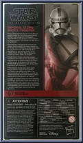 Imperial Clone Shock Trooper from Star Wars - Black Series (2020) - Bad Batch manufactured by Hasbro [Back]