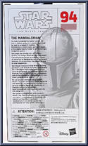 Mandalorian from Star Wars - Black Series (2020) - First Edition manufactured by Hasbro [Back]