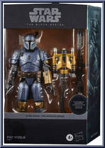 Paz Vizsla (Carbonized Graphite) from Star Wars - Black Series (2020) - Mandalorian manufactured by Hasbro [Front]