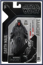 Darth Maul from Star Wars - Black Series - Archive - Basic Series manufactured by Hasbro [Front]