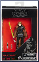 Luke Skywalker (Lightsaber Construction) from Star Wars - Black Series - Red - 3.75" Scale - Wal-Mart manufactured by Hasbro [Front]