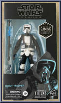 Scout Trooper (Fallen Order) from Star Wars - Black Series - Red - Gaming Greats manufactured by Hasbro [Front]