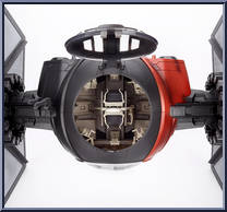First Order Special Forces Tie Fighter from Star Wars - Black Series - Red - 3.75" Scale - Vehicles manufactured by Hasbro [Loose]