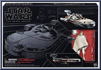 X-34 Landspeeder (with Luke Skywalker) from Star Wars - Black Series - Red - 6" Scale - Vehicles manufactured by Hasbro [Front]