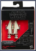 A-Wing from Star Wars - Black Series - Titanium - Vehicles manufactured by Hasbro [Front]