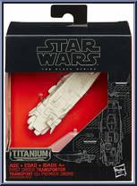 First Order Transporter from Star Wars - Black Series - Titanium - Vehicles manufactured by Hasbro [Front]