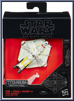Ghost from Star Wars - Black Series - Titanium - Vehicles manufactured by Hasbro [Front]