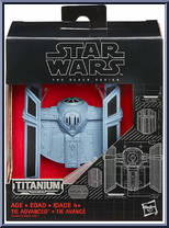 Tie Advanced from Star Wars - Black Series - Titanium - Vehicles manufactured by Hasbro [Front]