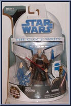 Count Dooku from Star Wars - Clone Wars (2008) - White / Blue Cards manufactured by Hasbro [Front]