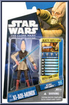 Ki-Adi-Mundi from Star Wars - Clone Wars (2008) - Battle Game Cards manufactured by Hasbro [Front]