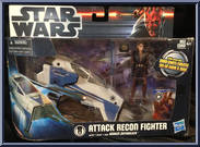 Attack Recon Fighter (with Anakin Skywalker) from Star Wars - Clone Wars (2012) - Vehicles manufactured by Hasbro [Front]