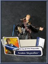 Anakin Skywalker from Star Wars - Clone Wars (Animated) - Army of the Republic manufactured by Hasbro [Loose]