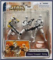 Clone Trooper Army (Yellow) from Star Wars - Clone Wars (Animated) - Army of the Republic manufactured by Hasbro [Front]
