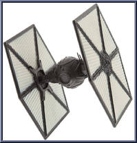 First Order Tie Fighter from Star Wars - Die Cast - Basic Series manufactured by Disney [Loose]