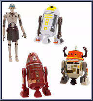 C1-10P / C4-R4C / Professor Huyang / RD-3 from Star Wars - Disney Parks - Droid Factory manufactured by Disney [Loose]