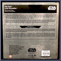 Han Solo & Luke Skywalker in Stormtrooper Disguise from Star Wars - Elite Series - A New Hope manufactured by Disney [Back]