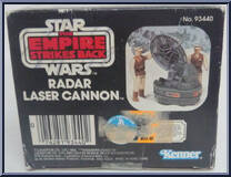 Radar Laser Cannon from Star Wars - Empire Strikes Back - Accessories manufactured by Kenner [Bottom]