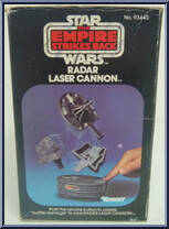 Radar Laser Cannon from Star Wars - Empire Strikes Back - Accessories manufactured by Kenner [Side]