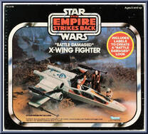 X-Wing Fighter (Battle Damaged) from Star Wars - Empire Strikes Back - Vehicles manufactured by Kenner [Front]
