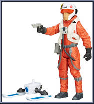 X-Wing Pilot Asty from Star Wars - Force Awakens - Basic Series manufactured by Hasbro [Loose]