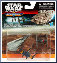 First Order Attacks from Star Wars - Force Awakens - Micro Machines - Vehicles manufactured by Hasbro [Front]